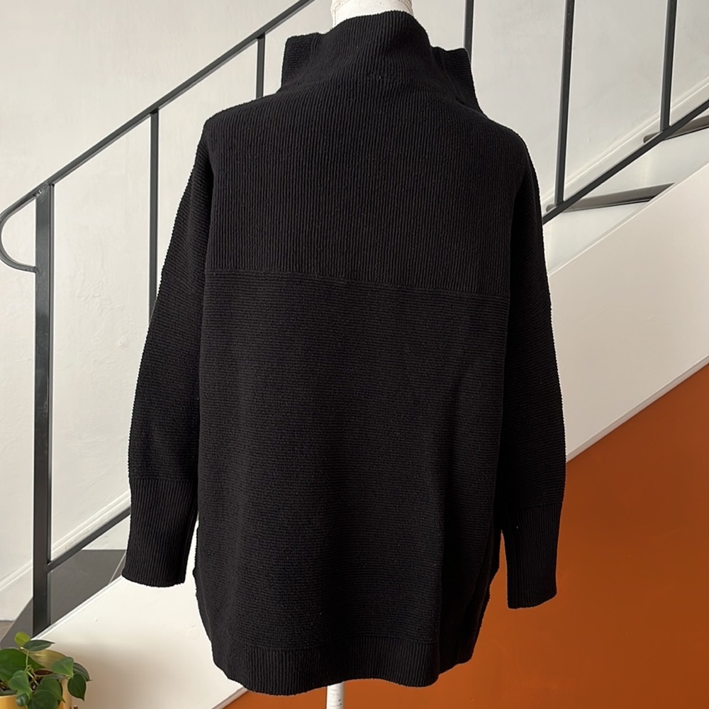 Free People Ottoman Slouchy Tunic Sweater in Black Size XS - Picture 4 of 8
